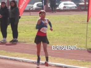 Puntaltense medalla de Oro en Marcha Atlética, durante el Torneo provincial de Atletismo U14