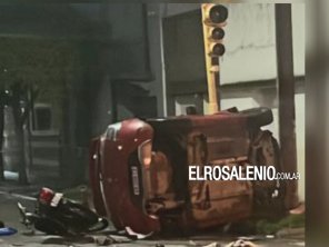 Perdió la vida un motociclista en accidente con auto que funcionaba con App de pasajeros