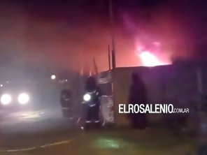 Un incendio dejó pérdidas totales en una vivienda de Nueva Bahía Blanca
