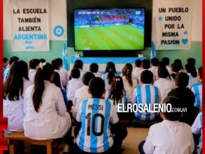 Confirman que en Rosales las clases no se suspenden por los partidos de la selección